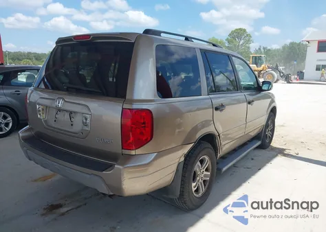 2005 Honda Pilot Ex-L из США, поврежденный, VIN 5FNYF185X5B041851